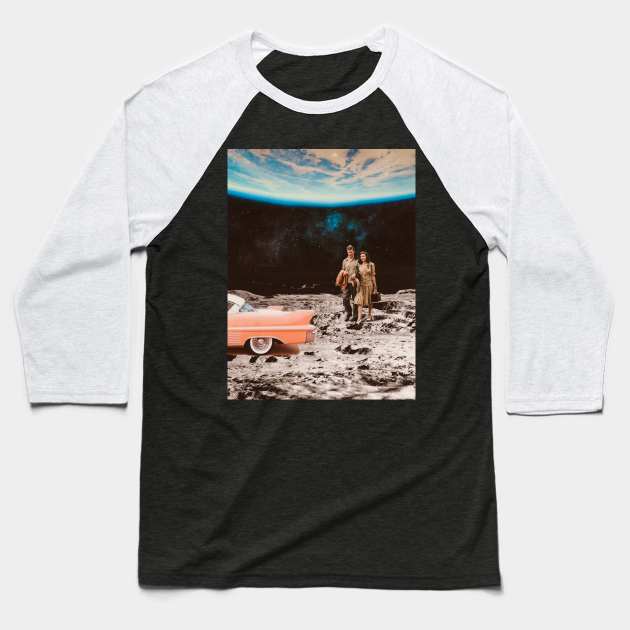 Moon date Baseball T-Shirt by Aephicles